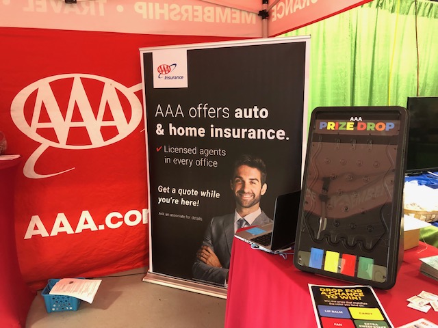 AAA tent at the Erie County Fair 