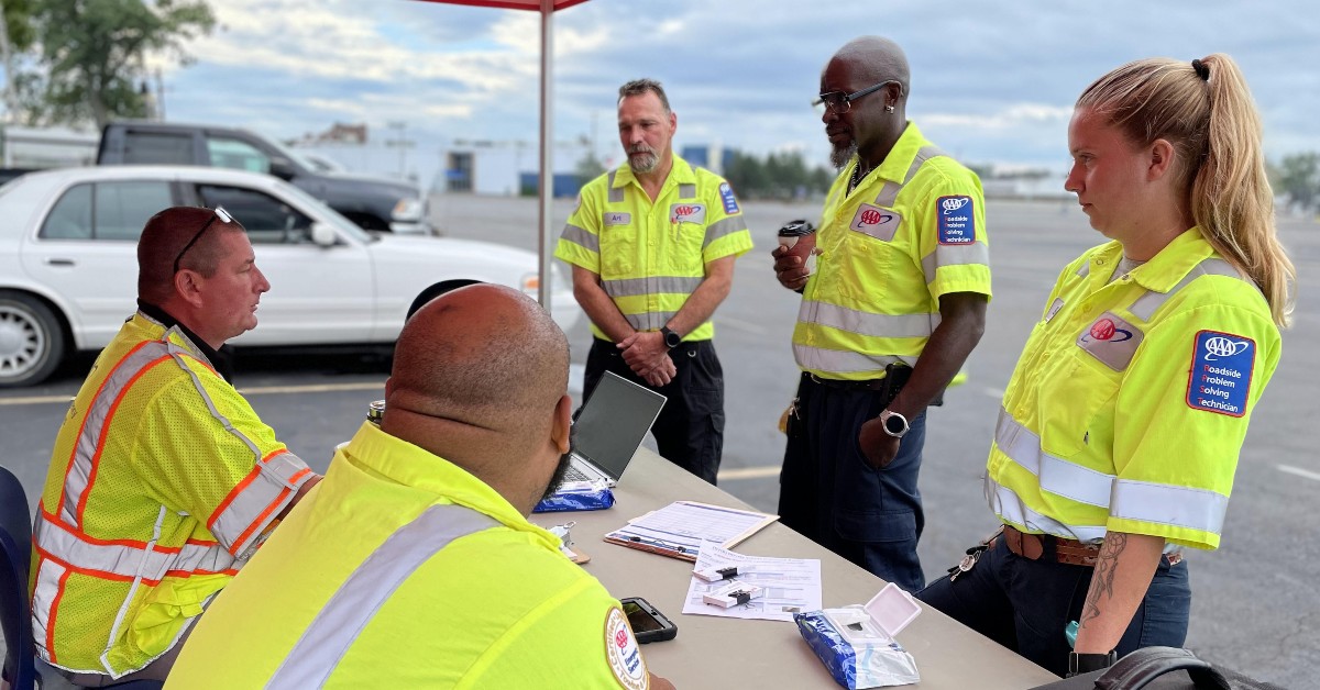Fleet technicians receive the latest information on safety techniques