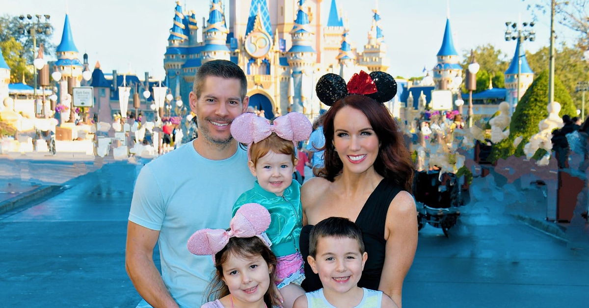 Kate Glaser and Family at Disney