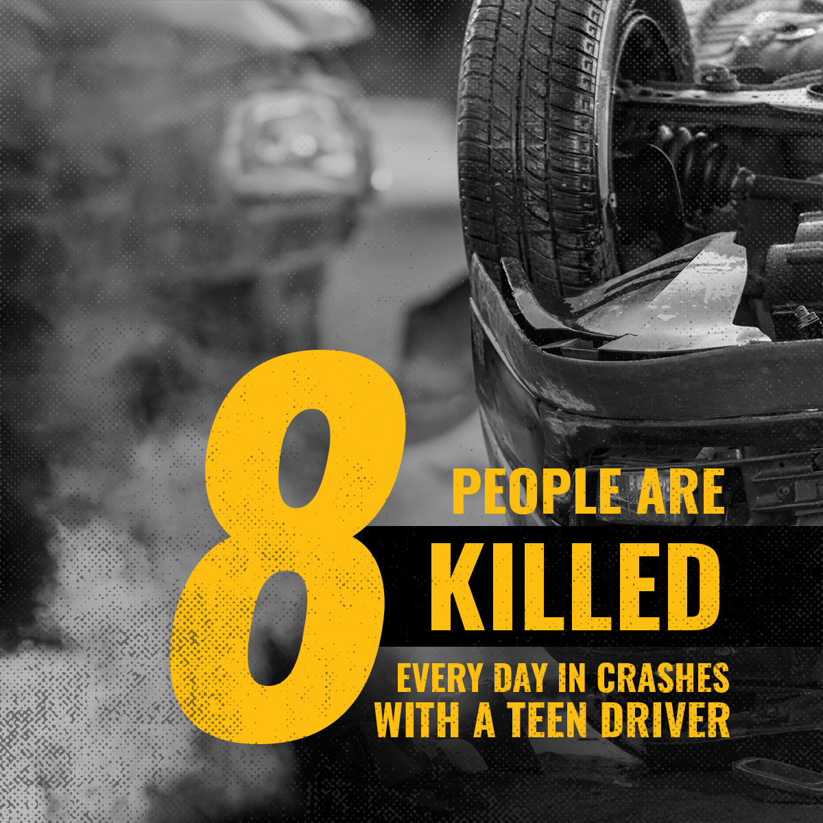 8 People are Killed Every Day in Crashes Involving a Teen Driver