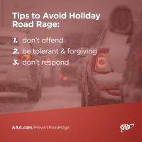 AAA's top 3 aggressive driving holiday tips